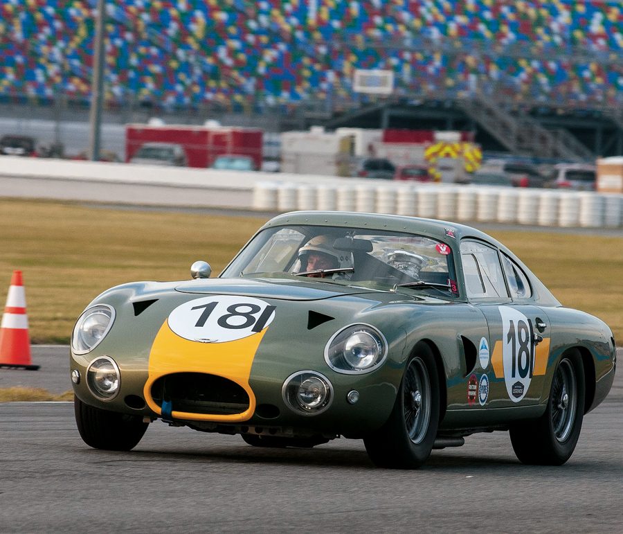 The 1963 Aston Martin DP214 of Robert Rawe. 
Photo: Chuck Andersen