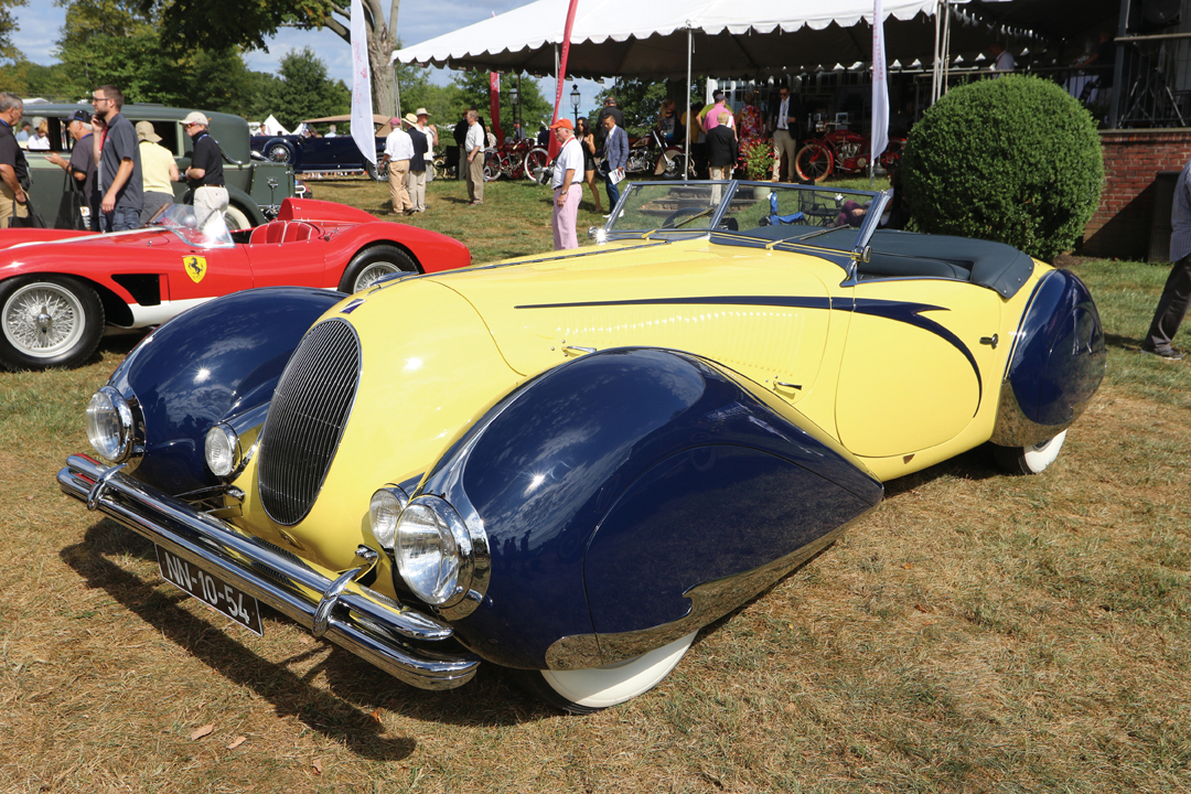 J.W. Marriott Jr.Õs Talbot Lago T-150 C Cabriolet. Photo: Mike Matune