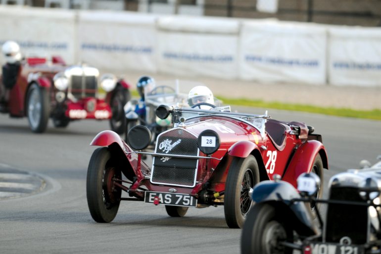 Hustling his Alfa Romeo 6C 1750 around is Alex Pilkington.
Photo: Peter Collins