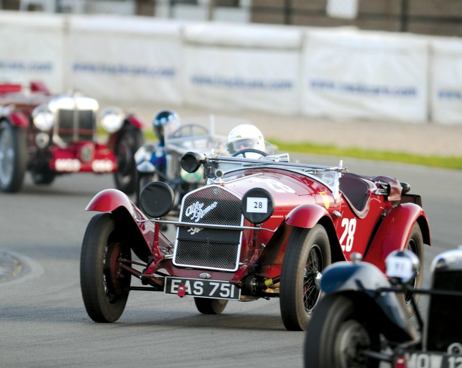 Hustling his Alfa Romeo 6C 1750 around is Alex Pilkington.
Photo: Peter Collins