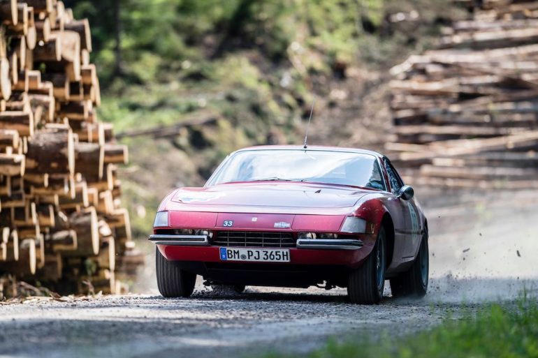 Baltic Classic 2017. Day 02  Gothenburg - Karlstad, Car 33. Joerg Lemberg(D) / Louis Lemberg(D)1969 Ferrari 365 GTB/4 Daytona