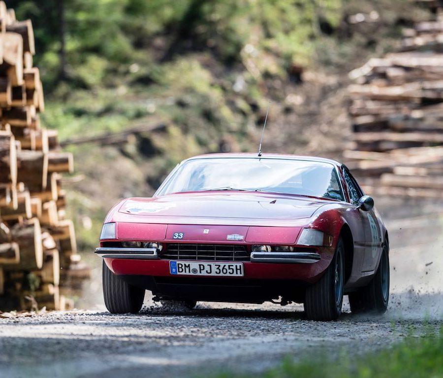 Baltic Classic 2017. Day 02  Gothenburg - Karlstad, Car 33. Joerg Lemberg(D) / Louis Lemberg(D)1969 Ferrari 365 GTB/4 Daytona