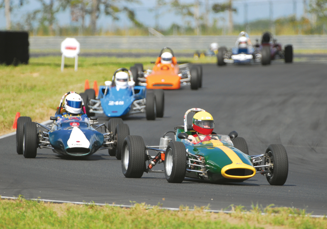 Robert Romanansky's 1969 Macon FF leads Group 4.
Photo: Michael Casey-DiPleco