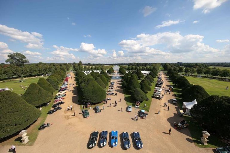 View from the roof of Hampton Court Palace