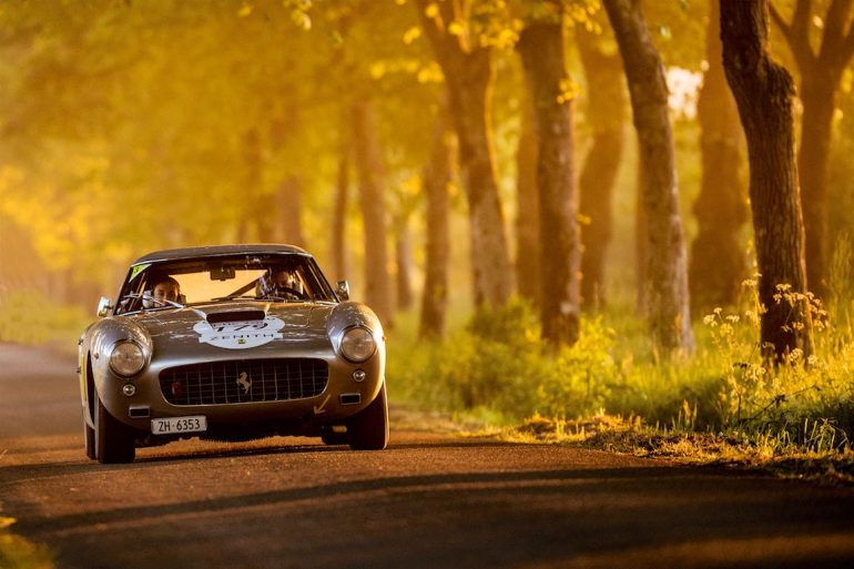 Ferrari 250 GT SWB Berlinetta  on the Tour Auto (photo: Julien Mahiels) Julien Mahiels