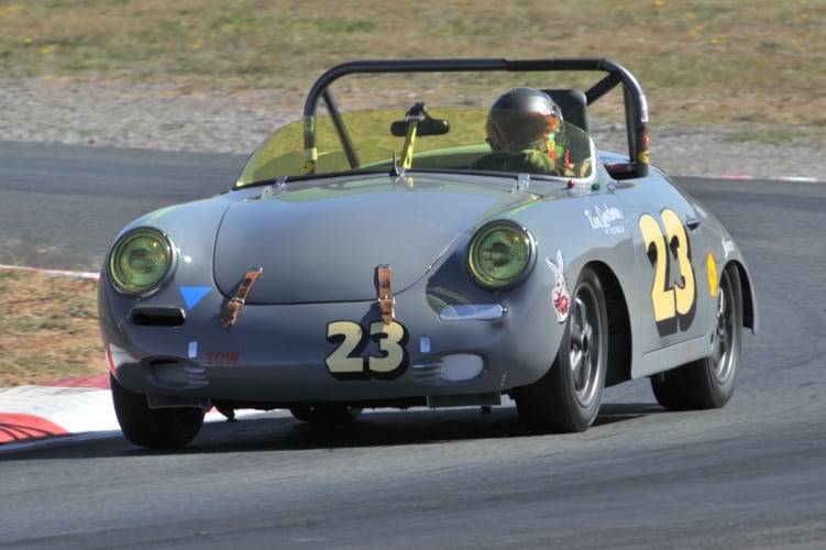 The Porsche 356 of Ron Goodman. Peter Schell Photo.