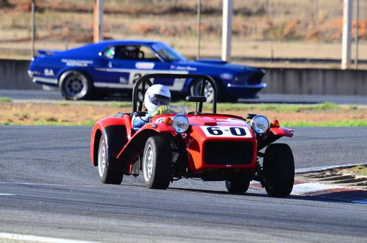 Michael Byrne’s Lotus 7 S4 dominated the Group S and N races.