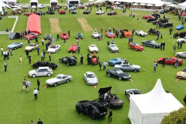 London Concours aerial view TIM SCOTT