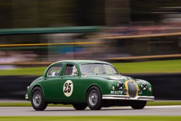 Frank Stippler, 1958 Jaguar Mk I at the Goodwood Revival - Photo: Drew Gibson