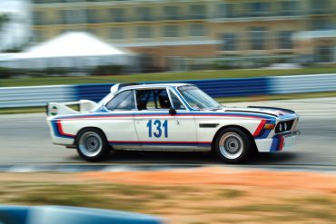 The 1972 BMW CSL of Robert Summerour enters the Hairpin.
Photo: Chuck Andersen