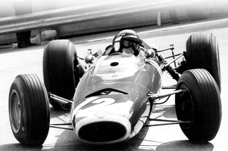 Jackie Stewart in the BRM at Monaco GP, 1966.
Photo: BDRC Archive