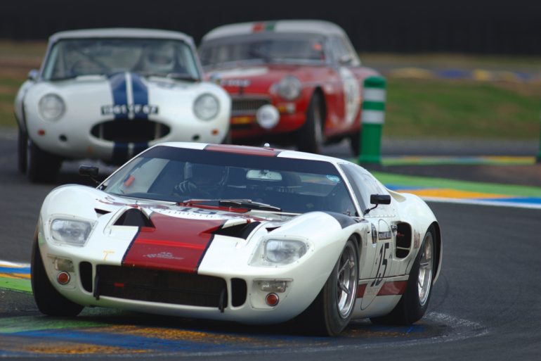 The GT40 of Adrian Newey prior to its devastating crash.
Photo: Peter Collins