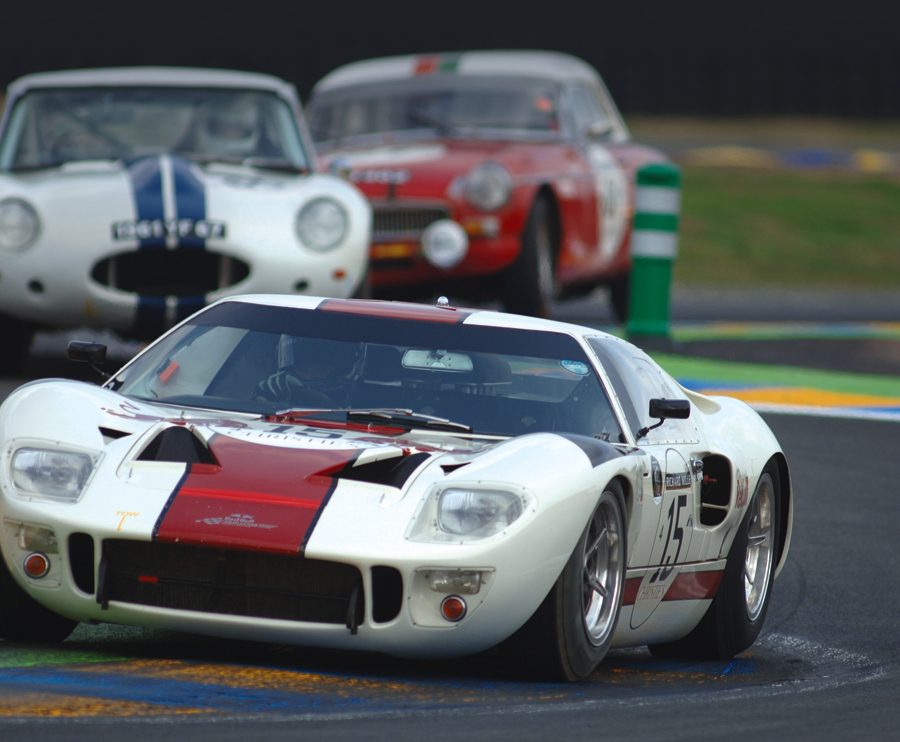 The GT40 of Adrian Newey prior to its devastating crash.
Photo: Peter Collins