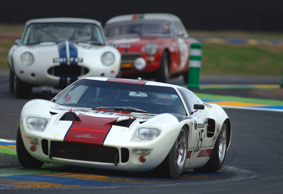 The GT40 of Adrian Newey prior to its devastating crash.
Photo: Peter Collins