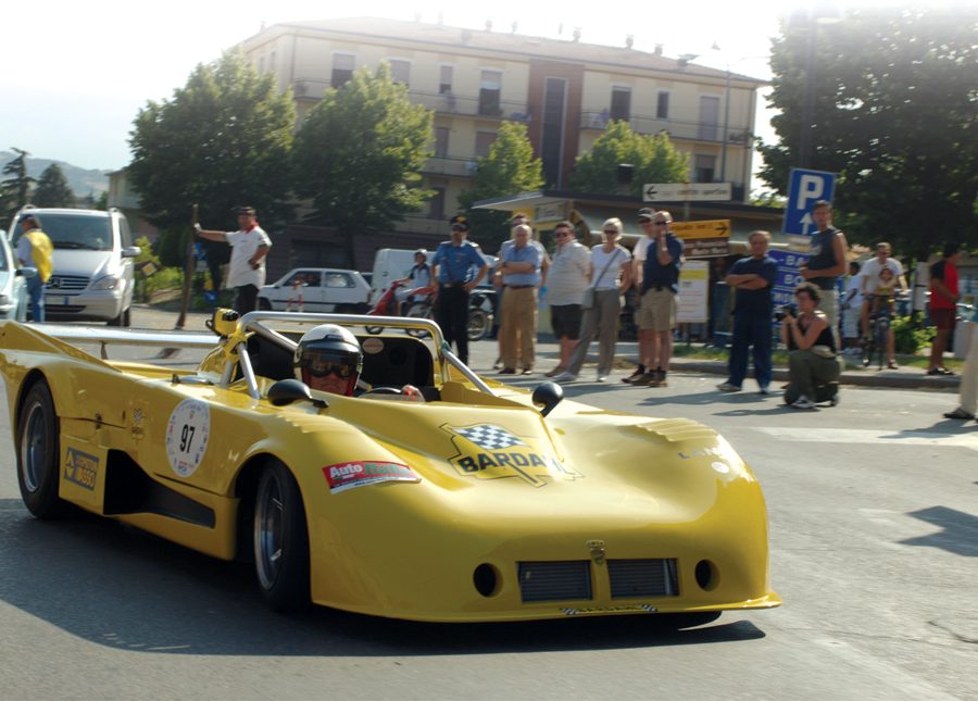 Ed McDonough in the Tecno-powered Lola T290.
Photo: Peter Collins