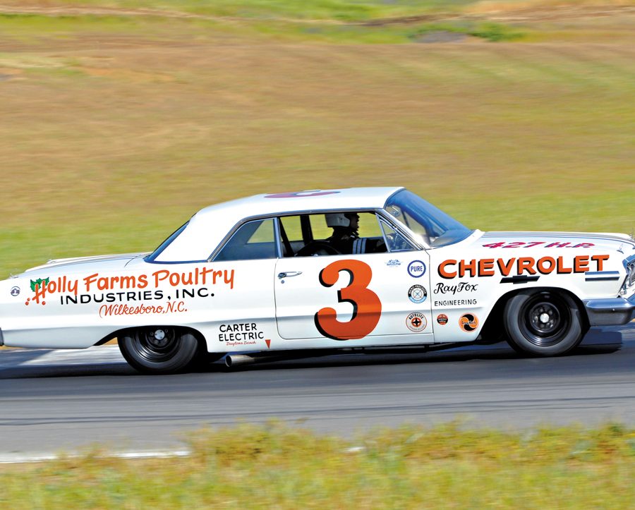 The 1963 NASCAR Chevy Impala of Jim Koehler.
Photo: Jim Williams