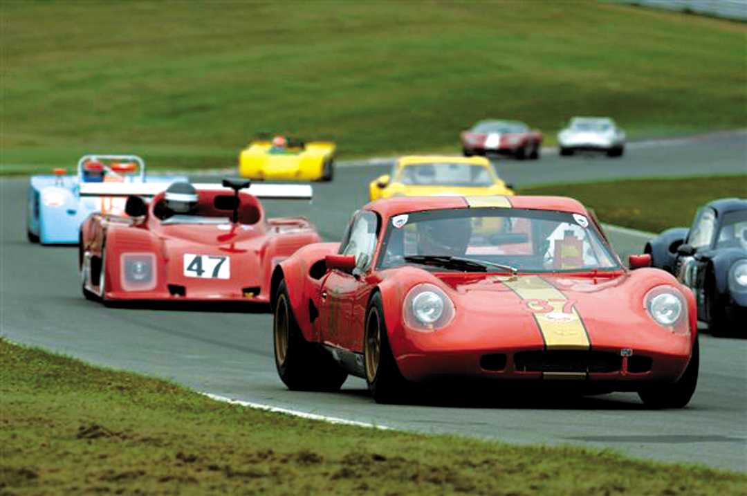 Tight racing in the World Sportscar Masters race.
Photo: Peter Collins