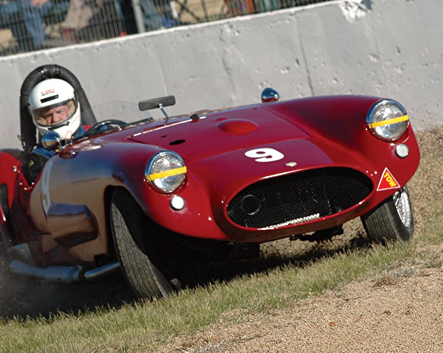 Tony Osborne gardening in his MG Special.
Photo: Neil Hammond