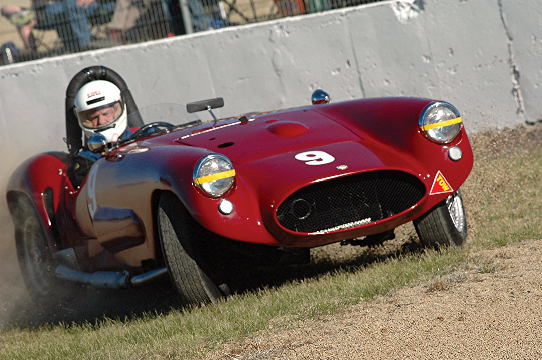 Tony Osborne gardening in his MG Special.
Photo: Neil Hammond