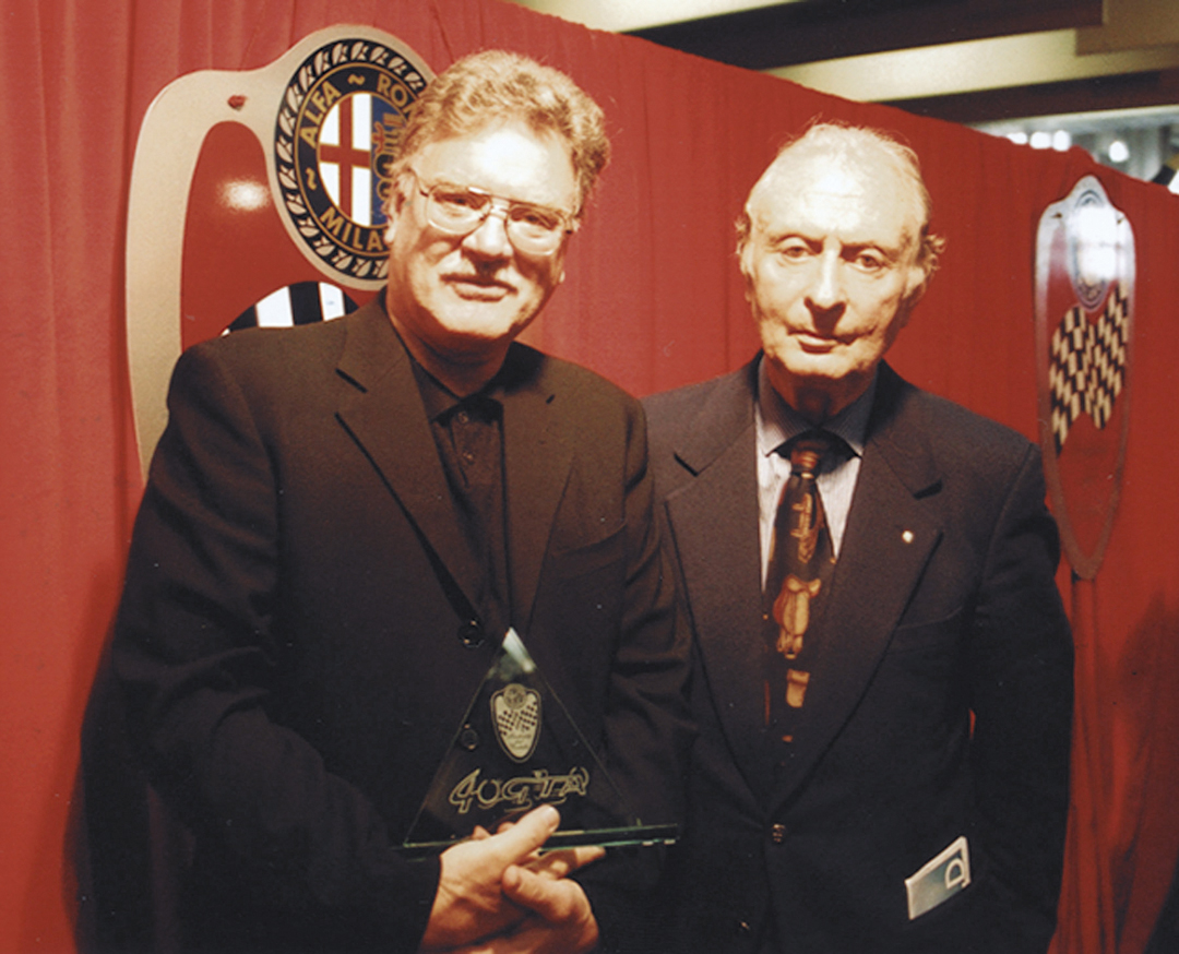 Ed McDonough (left) with Nino Vaccarella.