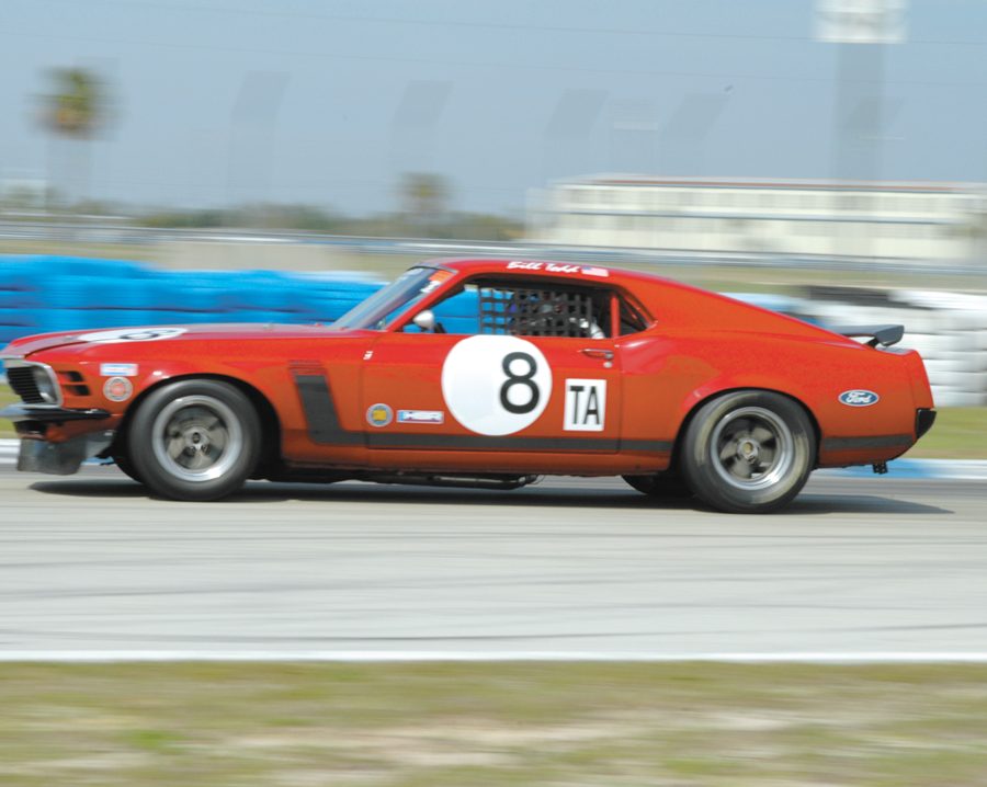 Bill Todd at the wheel of his 1969 Boss 302 Mustang.
Photo: Chuck Andersen