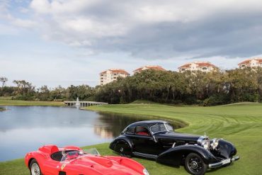 1957 Ferrari 335 S and 1938 Mercedes-Benz 540K Autobahn-Kurier Deremer Studios LLC