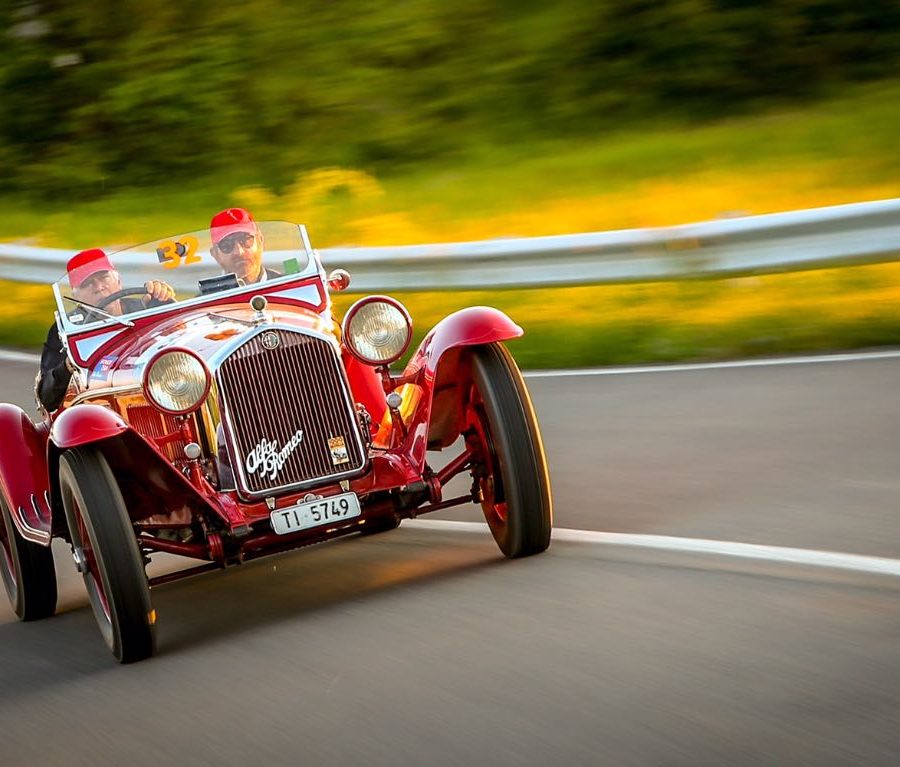 Axel Marx CH and Fabrizio Buonamassa I - 1932 Alfa Romeo 6C 1750 GS