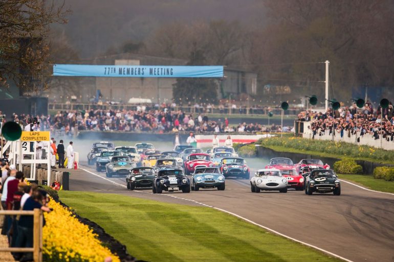 Start of the Graham Hill Trophy for closed-cockpit GT cars and prototypes in the spirit of the RAC TT races, 1960-64 - Photo: Drew Gibson Drew Gibson