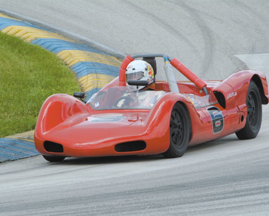 The pretty 1961 Elva Mk 6 of Jim Ellis.
Photo: Chuck Andersen