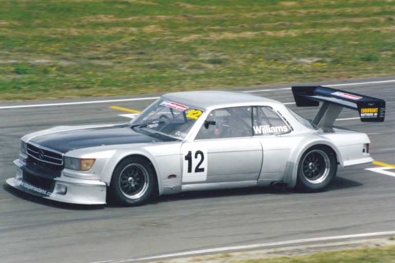 Roger WIlliams in the 6 liter Mercedes- Benz 450SL.
Photo: Mark Holman