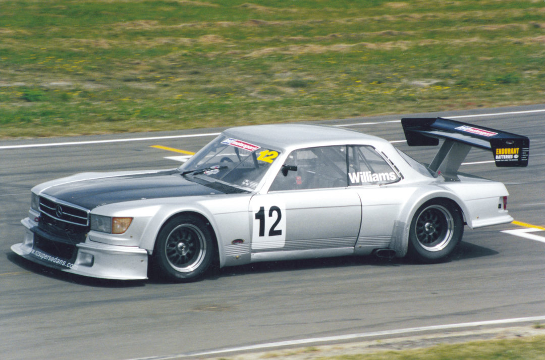 Roger WIlliams in the 6 liter Mercedes- Benz 450SL.
Photo: Mark Holman