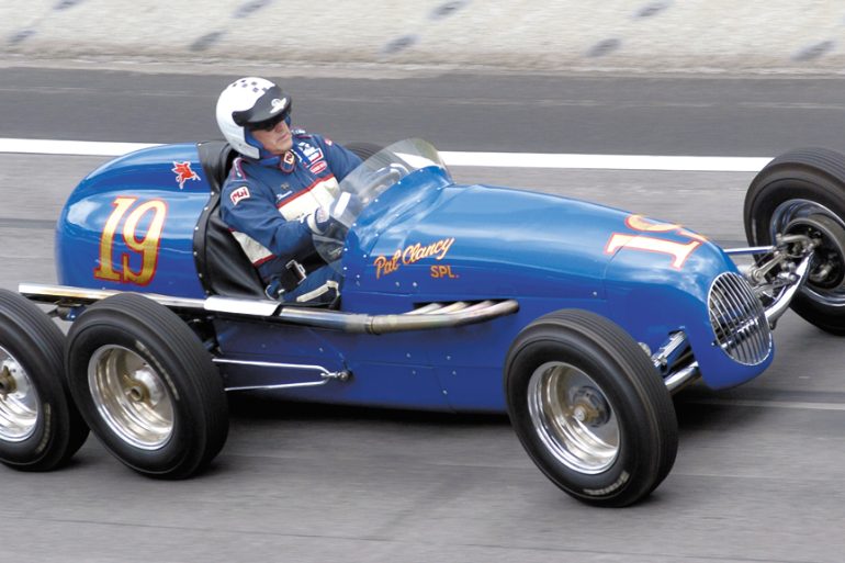 Dave Thomas at the wheel of the 1948 Clancy 6-Wheeler.
Photo: Jim Hatfield