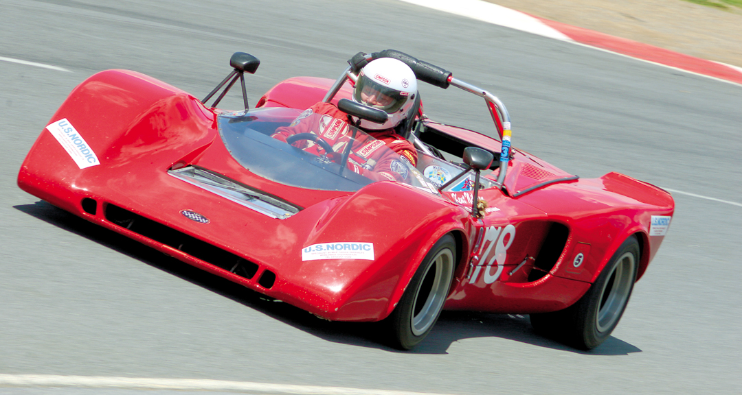 Robban Andersson and his 1970 Vitesse Sports Racer.
Photo: Walter Pietrowicz