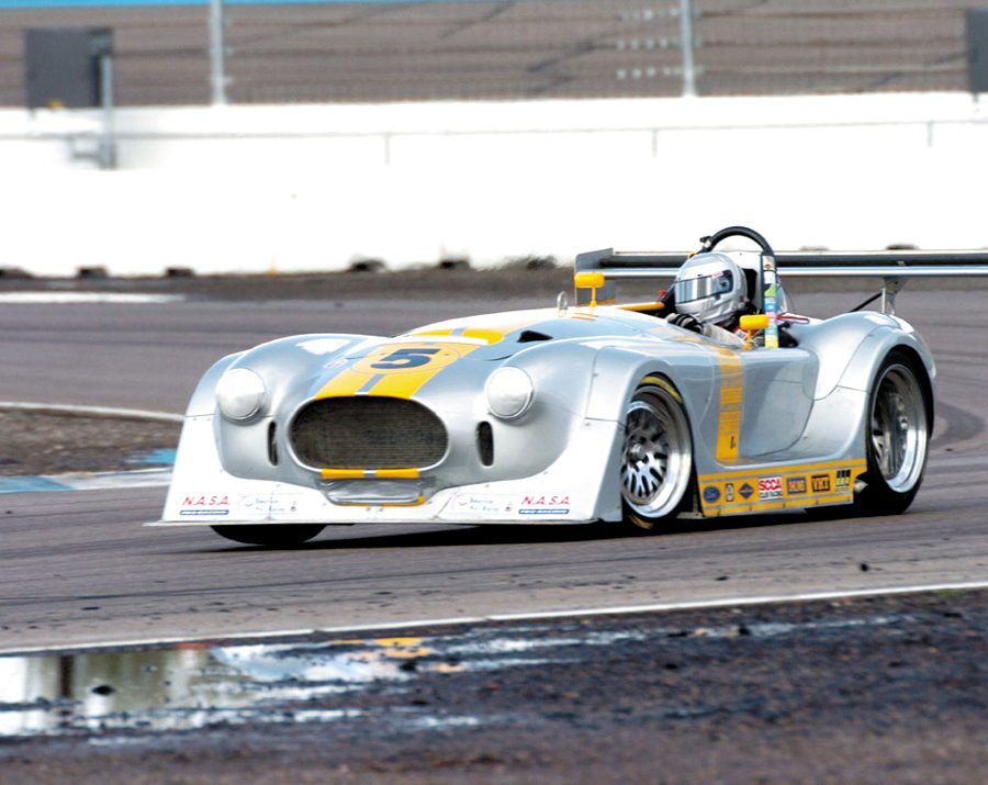 The result of when a Panoz LMP and a 1965 427 Cobra mate.
Photo: Wayne Kitano