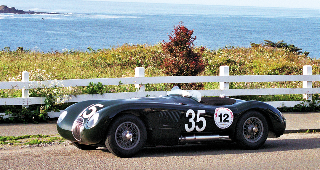 The 1953 Jaguar C-type of Thor and Donna Thorson.
Photo: Bob Dunsmore