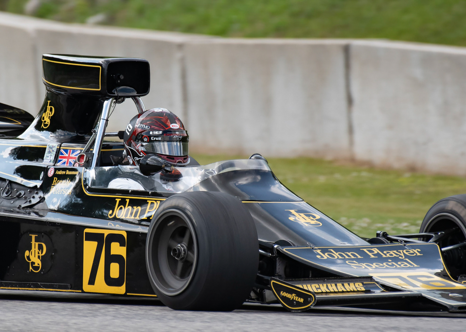 76 Andrew Beaumont 74 Lotus 76/1 Chuck Andersen