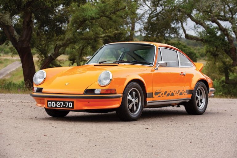 1973 Porsche 911 Carrera RS 2.7 Touring Tom Gidden ©2019 Courtesy of RM Sotheby's