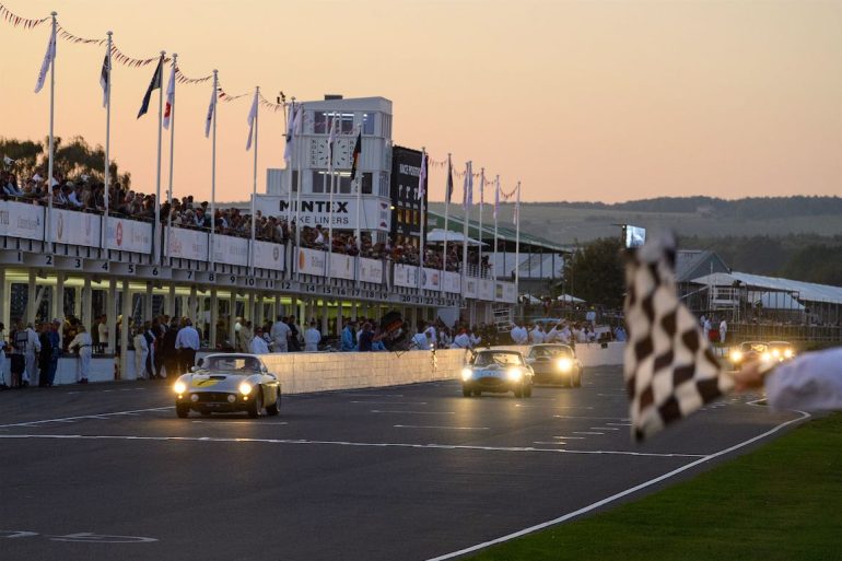 Checkered Flag waves for the end of the Kinrara Trophy  Nick Harvey