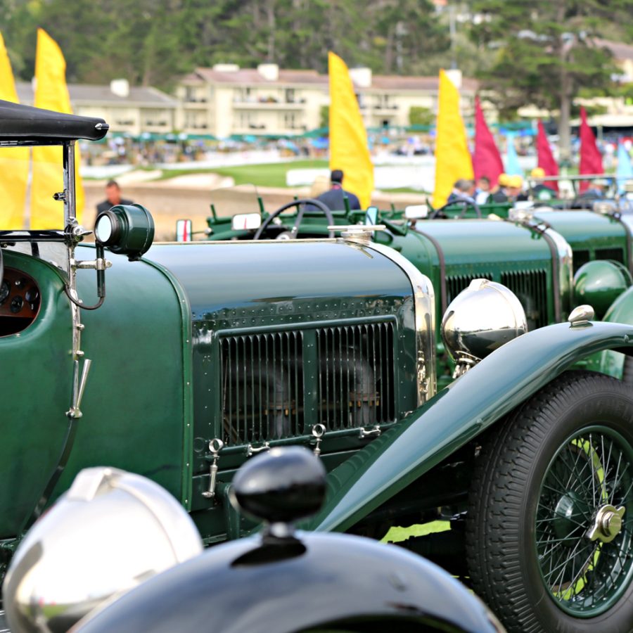 WO Bentleys at Pebble Beach. Steve Natale photo