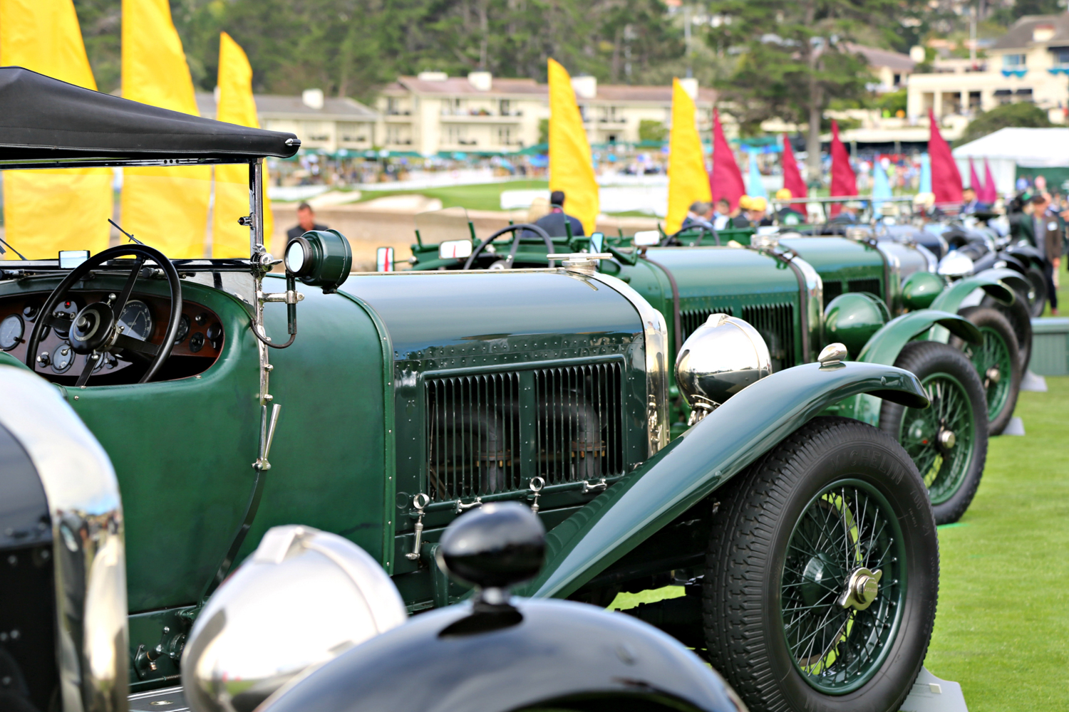 WO Bentleys at Pebble Beach. Steve Natale photo