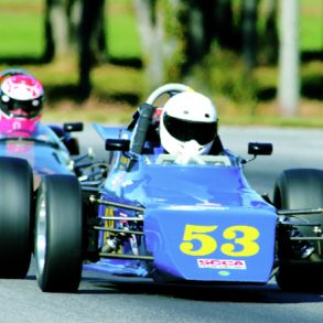 Barry Durham at the wheel of his 1977 Merlyn MK30.
Photo: Bob Harrington