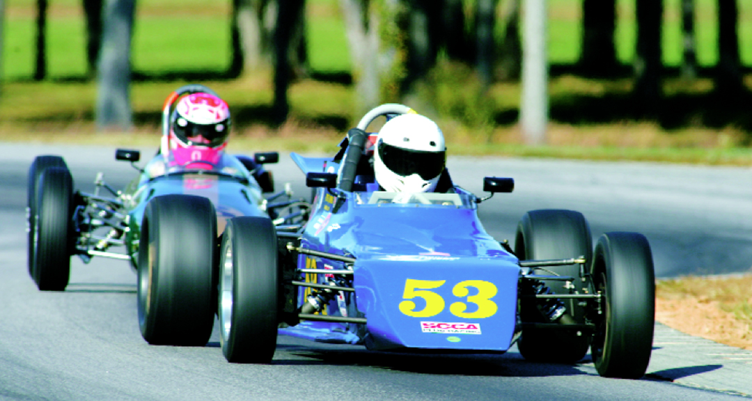 Barry Durham at the wheel of his 1977 Merlyn MK30.
Photo: Bob Harrington