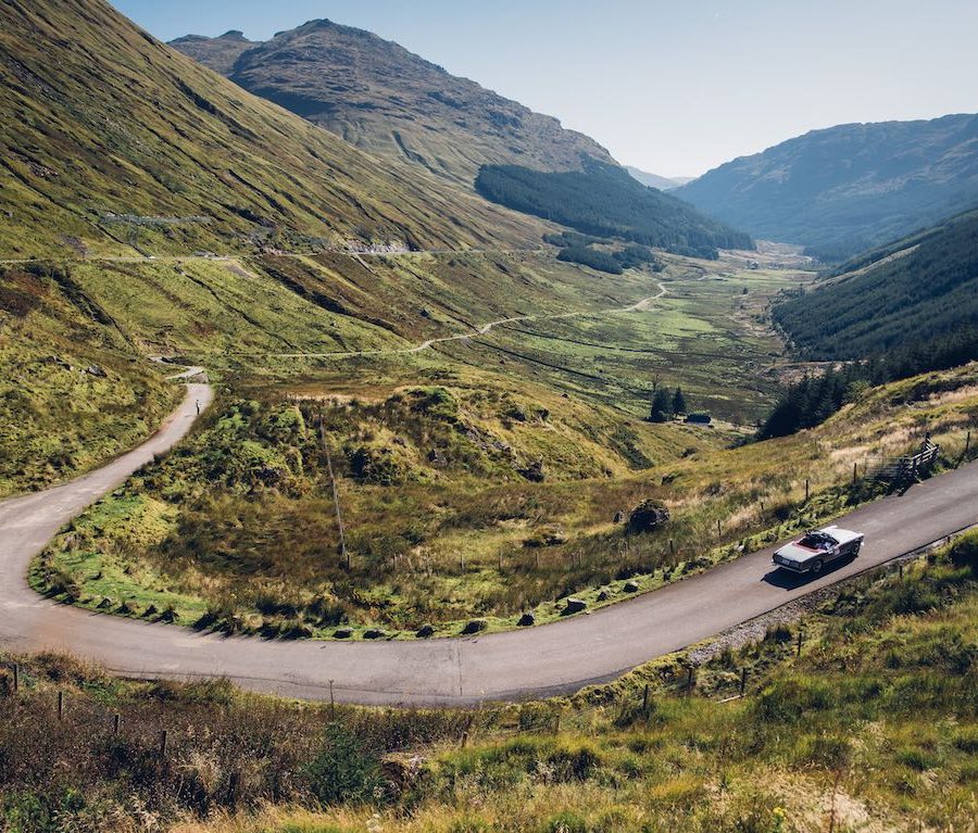 Maserati International Rally 2019 - Maserati 3500 GT Spider on the Rest and Be Thankful Hill Climb