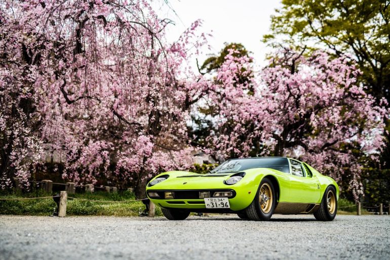 1971 Lamborghini Miura SV chassis 4838 won the Lamborghini 1963-1970 class and the Best Lamborghini trophy REMI DARGEGEN