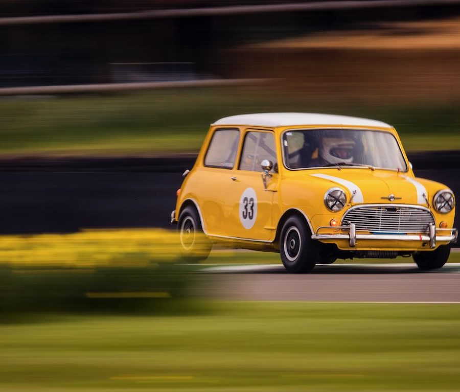 Austin Mini Cooper S at the Goodwood Members Meeting (photo: Drew Gibson) Drew Gibson