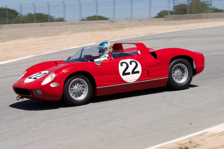 Stephen Hill in the 1963 Ferrari 250P. DennisGray