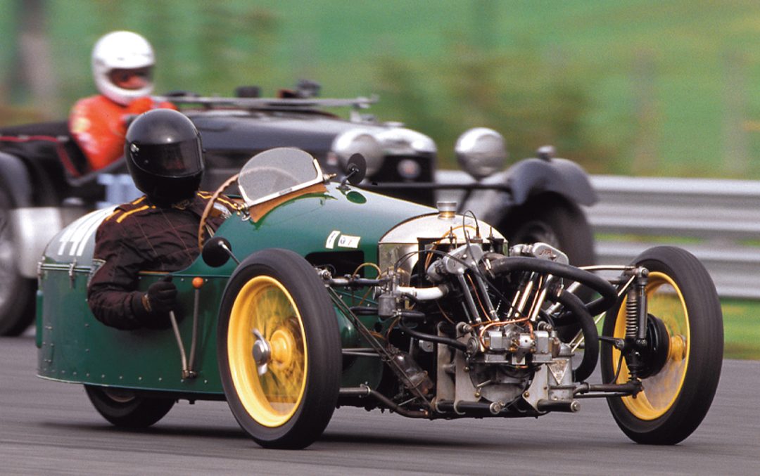 Jeff Jacobson in his 1931 Morgan Aero.
Photo: Walt & Louiseann Pietrowicz