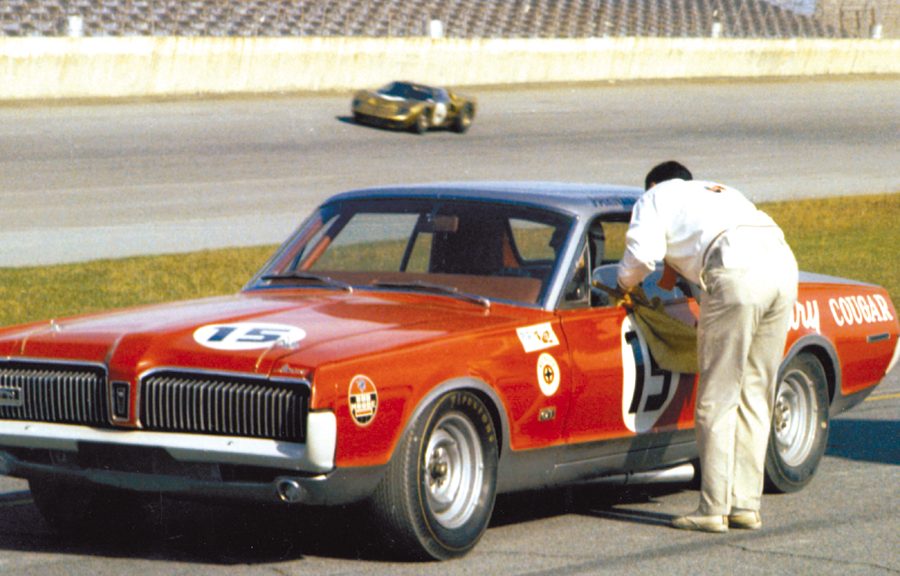 Ford announces creation of the Bud Moore Mercury Cougar Trans-Am team (1966).