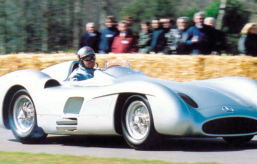 Mercedes W196 demonstration run.