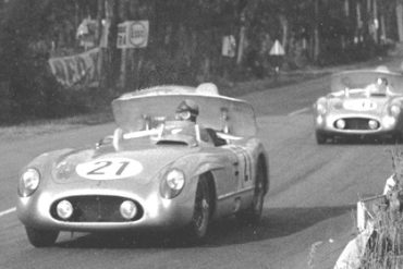 Kling and Levegh at Le Mans 24 Hours, 1955